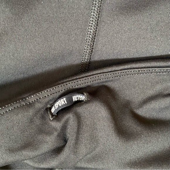 Victorias Secret Knockout Crop Mesh Bottom Knockout Capri - Picture 6 of 11